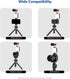NEEWER LED Video Light, Portable Bi-Color 3200K~5600K Dimming Lights for Cameras, 2000mAh Rechargeable Battery