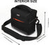 svatin Camera Shoulder Bag,Shockproof Camera Sling Lens Case,Digital DSLR SLR Mirrorless Crossbody Cameras Accessories