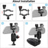 SDSACZMU 480i 1 inch Car Rear View Mirror Radar Detector Mount, for Cobra RAD Radar Detector,Easy to Install (at Least