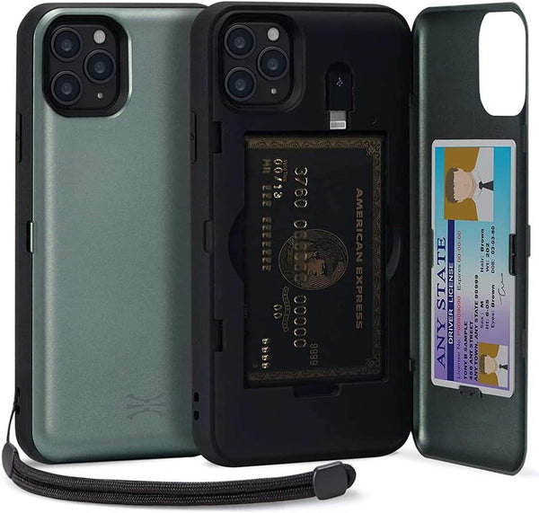 TORU CX PRO Wallet Case for iPhone 11 Pro Max | Protective Shockproof Cover with Hidden Card Holder