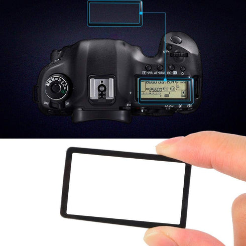 Mini Camera Screen Cover - Acrylic Top Outer LCD Display Window Glass Protector for Nikon D850 D500