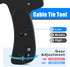 Knoweasy Cable Tie Gun - Fastening and Flush Cutting Tool for Nylon Cable Ties with Steel Handle