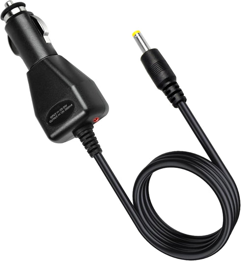 DC 12V Car Charger for Portable DVD Player, Replacement Car Cigarette Lighter Adapter Power Cord, 6ft Extra Long