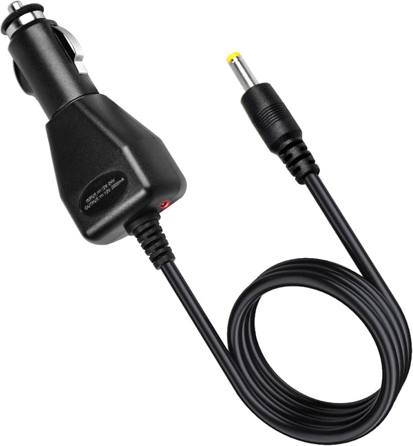 DC 12V Car Charger for Portable DVD Player, Replacement Car Cigarette Lighter Adapter Power Cord, 6ft Extra Long