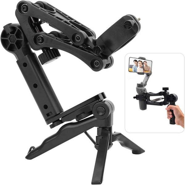 Gimbal Stabilizer for Smartphones, 3 Axis Anti Shock Flexible Extension with Bracket Holder for Vlog Live Streaming