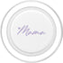 Mama Gifts & Designs for Girls Light Pastel Purple White Heart Mama PopSockets PopGrip for MagSafe