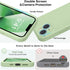 Vooii iPhone 13 Case - Matcha, Liquid Silicone, Shockproof, Camera Protection, Soft Anti-Scratch Microfiber Lining, 6.1"