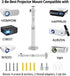 2-Be-Best 16-25.6in 41-65cm Projector Ceiling Mount Adjustable Projector Mount Length / Swivel Projectors Holder