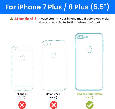 Ocushield Anti Blue Light Tempered Glass Screen Protector for iPhone 7 Plus | iPhone 8 Plus, Protect Your Eyes
