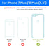 Ocushield Anti Blue Light Tempered Glass Screen Protector for iPhone 7 Plus | iPhone 8 Plus, Protect Your Eyes