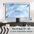 BFTOU 13"43" 4 77lbs Universal TV Stand for TVs Swivel Level Height Adjustable Table Top TV Mount Stand Holds up