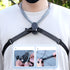 POV Neck Mount with Chest Strap, Extendable Arm Smartphone Mount for GoPro and Action Cameras