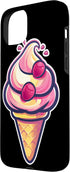 Funny Ice Cream Seller Graphic Tees and Presents 15 Ice Cream Cone Graphic Sorbet Case for iPhone Plus