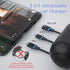 OHLPRO 3 in 1 Multi Car Backseat Charging Station Box Compatible with iPhone, Samsung, Uber, Lyft, Turo