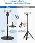 Borenbuir 4K C922 C930e C920S C920 C960 C920x 1/4" Webcam Stand for Desk, Height Adjustable, Desktop Webcam Tripod