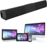 Lazmin112 Wireless Bluetooth Speaker, Long Bar Subwoofer with AUX Connection, FM Radio, 360° Surround Sound