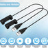Compatible with Fitbit Flex 2 Charger Cable (2Pack, 30cm/1ft), USB Charger Charging Cable for Fitbit Flex 2 (Black, 2Pack)