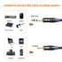 tisino 1/8 to 1/4 Stereo Cable, 3.5mm to 1/4 Adapter Aux Cord Stereo Audio Cable for Guitar, Keyboard Piano, Laptop, Home Theater Devices, Speaker and Amplifiers,Nylon Braid-10ft