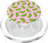 Green Pickle For Pickle Lover In Pink Pop Grip Funny And Cute Pickle Pattern Green Pickle In Pink For Girls PopSockets