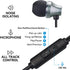 iRAG A101 Wired Earbuds, Noise Isolating in-Ear Headphones with Microphone and 3.5mm Plug for School