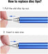 Mixoo (6 Universal Stylus Pen for Touchscreen iPhone iPad Android Tablet Apple Kindle Switch Chromebook Galaxy All