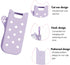 Set SHANPIN Silicone Case for Hand Sanitizer Spray Protective Cover with Keychain for Power Mist and Glow Mist