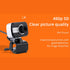 GLOGLOW 4K 640 480 Webcam for PC Desktop Laptop with Microphone, x USB Computer Camera, Plug & Play, Privacy Cover