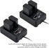 JJC 2-Pack FDA-EP10 A6000 A6100 A6300 NEX-7 NEX-6 Eyecup Eyepiece Viewfinder & Battery Charger for Sony Cameras