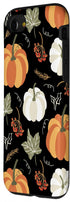 iPhone SE (2020) / 7 / 8 Case, Autumn Falling Leaves and Pumpkin Spice Harvest Happy Fall
