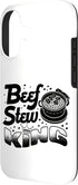 Beef Stew Meat Lover Hearty Comfort Meal Designs 17 Beef Stew King Meat Lover Crown Legend Icon Case for iPhone