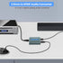 3.5mm 3.5mm to Optical Adapter Aluminum RCA to Optical Audio Converter Analog to Digital Audio Converter with Cable AUX