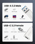 USB to USB C Adapter, USB 3.2 10Gbps, USB C Female to USB Male, Compatible with iPhone, Samsung Galaxy, Laptop PC, Fast