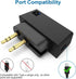Airplane Bluetooth Audio Adapter, Wireless Headphones and 3.5mm Aux Jack, Bluetooth 5.3 Transmitter Receiver for TV,
