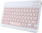 Ultra-Slim Rechargeable Bluetooth Keyboard, Portable Compact Wireless Keyboard for Android Windows Samsung Galaxy Tab