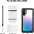 Lanhiem Galaxy Note 10 Case, Built-in Screen Protector, IP68 Waterproof, Shockproof Protective Cover