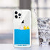 LUVI Compatible with iPhone 12 Pro Case, Liquid Moving Quicksand Funny Cute Cartoon Duck Protective Cover, Soft