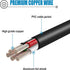 GUY-TECH TDP-S20 AC Power Cord Outlet Socket Cable Plug Lead Compatible with Toshiba DLP Video Projector