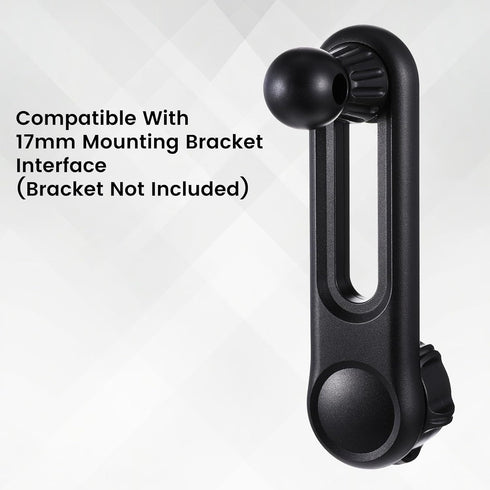Exircy 17mm 2.04 Inch 360-Degree 17mm Ball Mount Extension Arm, Adjustable Length, Ball Mount Rotatable Extension