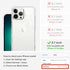 MOSNOVO iPhone 13 Pro Max Case, Clear TPU Bumper with Buffertech 6.6ft Military-Grade Drop Protection (White Dragon)