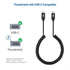 Cable Matters Coiled USB C to USB C Cable, 3A / 60W Fast Charging, Support Apple CarPlay, for iPhone 15/15 Pro