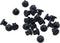 25 pcs Rubber Dust Plugs Caps for 3.5 mm Headphone Jack, Small Protector Covers for Mobile Phone, Laptop, Black