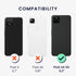 kwmobile Slim Protective TPU Silicone Case Compatible with Google Pixel 4a 5G - Blue Grey