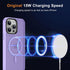MOCCA Strong Magnetic Case for iPhone 13 Pro Max, Compatible with Magsafe, Slim Thin Shockproof Cover, Light Purple