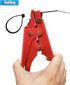 Zip Tie Tool, Zip Tie Gun for Tensioning and Cutting Plastic Nylon Cable Ties Under 3/8 Inch