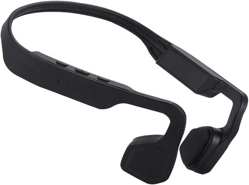 QT S Bone Conduction Headphones Bluetooth with Mic, Lightweight Open-Ear Wireless Stereo Music, IP65 Water Resistant