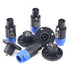Swpeet 8 Pack Audio Speaker Plug Kit, 4 Pole Speaker Plug Twist Lock Compatible with Jack Twist Lock 4 Pole Round for
