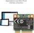 ASHATA Mini Network Card, 2.4G Bluetooth 3.0 Wireless PCI-e Network Card, RT3290 Wi-Fi Adapter, Support 802.11N up to