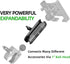 FANAUE Double Socket Arm – Compatible with B Size 1" Ball Components for RAM Mounts (Medium Arm)