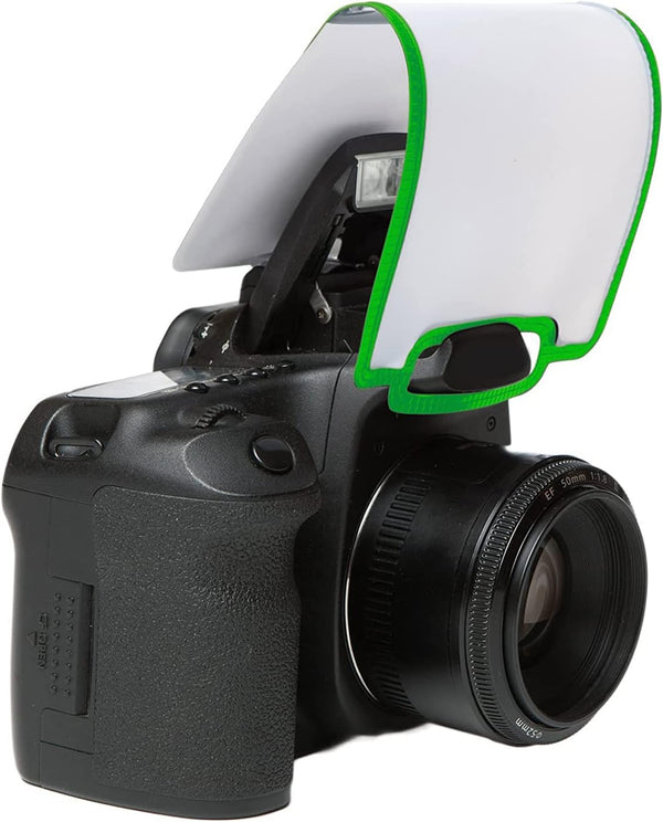 LumiQuest Soft Screen Flash Diffuser & Light Softener, Universal Design for Digital SLR Cameras, Neon Green