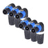 Pack of 6 NL4FRX Speakon Connector, 6 Packs 4 Pole Right Angle NL4FRX SpeakOn Plug, Free up Space Design Adapter with